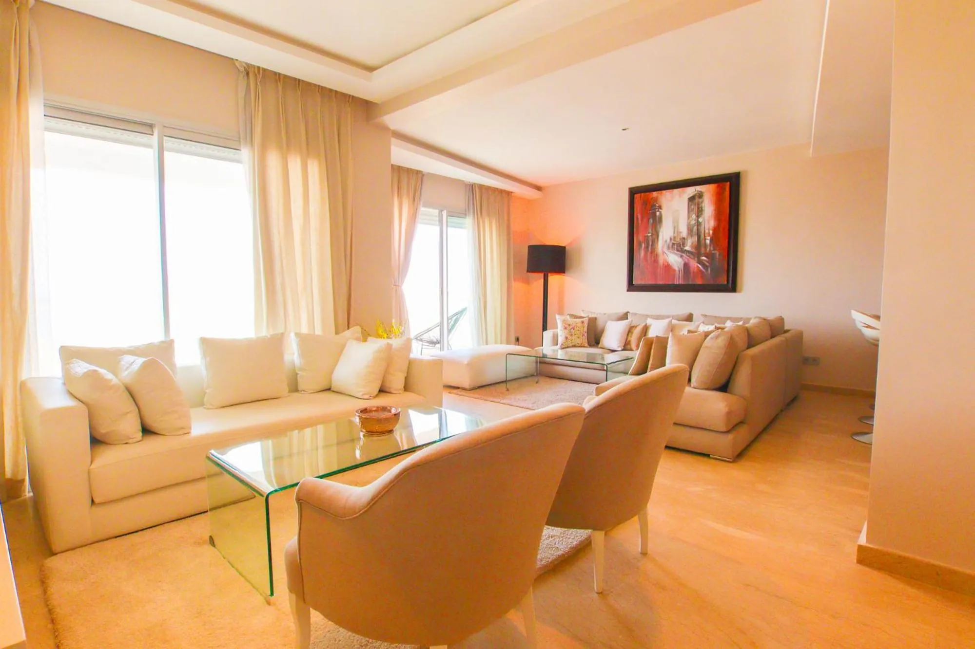 Salon d'appartement de luxe à Agadir